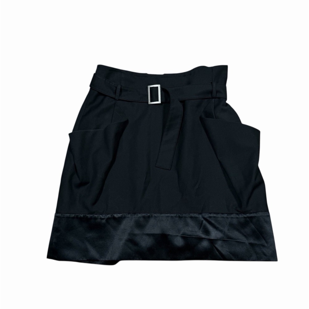 Ted Baker Black Belted Mini Skirt Sz 0